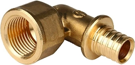 Угольник-переходник латунь STOUT 16xG 1/2"