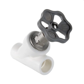 Вентиль прямоточный полипропиленовый VALTEC VTp.714.0.020 20 мм