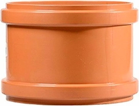 Муфта надвижная ремонтная (без перегородки) НК ПП 160, рыжий, RTP