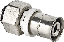 Пресс-фитинг латунь никелированная VALTEC 3/4" 16 х 2 мм