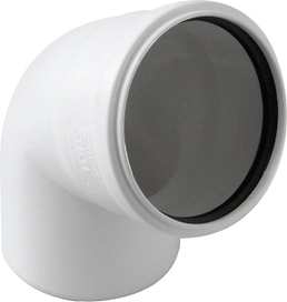Отвод полипропиленовый Polytron Stilte Plus 58 мм 67 градусов