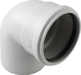 Отвод полипропиленовый Polytron Stilte Plus 58 мм 87,5 градусов