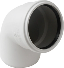 Отвод полипропиленовый Polytron Stilte Plus 110 мм 67 градусов