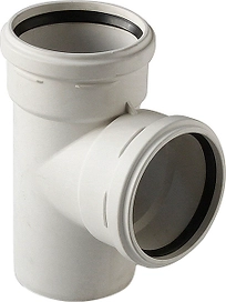 Тройник полипропиленовый Polytron Stilte Plus 58 мм 87,5 градусов