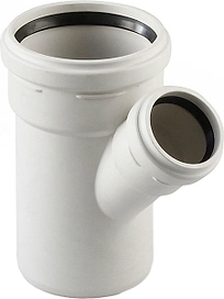 Тройник полипропиленовый Polytron Stilte Plus 110 мм 45 градусов