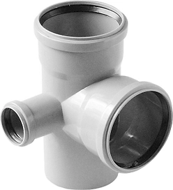 Крестовина двухплоскостная, левая ВК ПП 110/110/50х87, серый, RTP