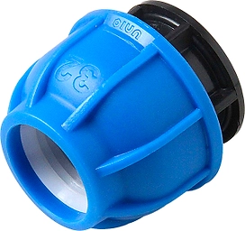 Заглушка компрессионная, полипропилен 20, для полиэтиленовых труб, RTP