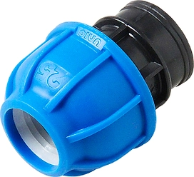 Муфта компрессионная, полипроп внутр. резьба 20х 1/2" для полиэтилен. труб, RTP