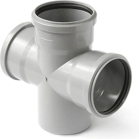 Крестовина одноплоскостная ВК ПП 50/50/50х87, серый, RTP