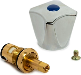 Головка вентильная хромированная Центр Сантехника