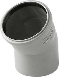 Отвод ВК ПП 110х45, серый, RTP