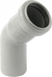 Отвод ВК ПП 40х45, серый, RTP