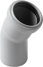 Отвод ВК ПП 50х45, серый, RTP