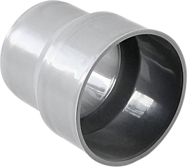 Переход с чугуна на пластик в комплекте с манжетой ВК ПП 110/124, серый, RTP