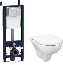 Комплект инсталляция с подвесным унитазом AM.PM Gem IS301.901738P