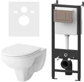 Комплект инсталляции Damixa Jupiter DX77.IS10151.1738 с подвесным унитазом