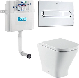 Комплект инсталляции с приставным унитазом Roca The Gap 7.893.109.000