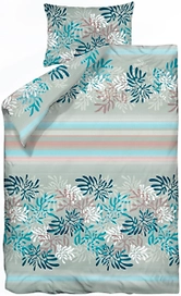 Комплект постельного белья Коллекция бязь полутораспальный cеро-синий