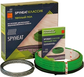 Комплект теплого пола кабельный SPYHEAT КЛАССИК SHD-15-150 0,9-1,2 кв.м 10 м