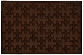 Коврик придверный Vortex Greek 40х60 см ворсовый коричневый