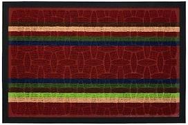 Коврик придверный Vortex Comfort 40х60 см ребристый красный