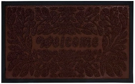 Коврик придверный Vortex Grass 80х50 см ворсовый коричневый