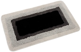 Коврик для ванной комнаты WESS Belorr 50 х 80 см ворсовый черный