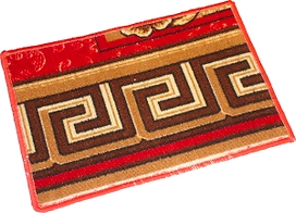 Коврик придверный Мидланд 38х50 см ворсовый в ассортименте