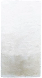 Коврик для ванной комнаты, прикроватный 80х150 см искусственный мех белый