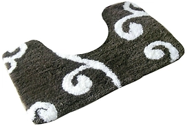 Коврик для туалета Dasch La Vita Лиана 55х55 см ворсовый бежевый