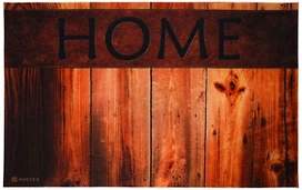 Коврик придверный Vortex Samba 80х50 см текстиль темно-коричневый