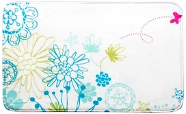 Коврик для ванной Sibo Etnika Цветы 80х50 см текстильный многоцветный