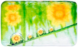 Коврик для ванной комнаты Sibo Etnika Поляна 80х50 см текстильный многоцветный