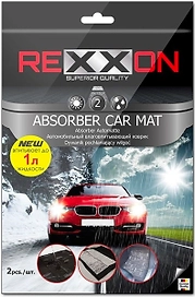 Набор ковриков автомобильных REXXON 60х40 см текстильный