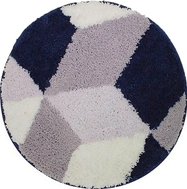 Коврик для ванной комнаты Dasch La Vita Орнела 55х55 см ворсовый синий