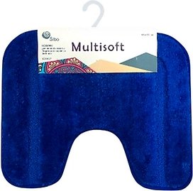 Коврик для туалета Sibo Multisoft 55х45 см ворсовой голубой