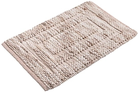 Коврик для ванной комнаты WESS COSY 50х80 см ворсовый бежевый