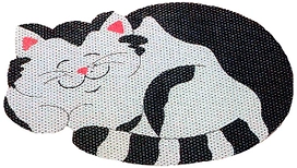 Коврик для ванной команты Bacchetta Funny 48х70 см ячеистый белый