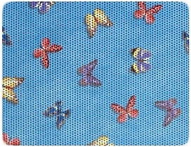 Коврик для ванной команты Bacchetta Sunshine 50х65 см ячеистый синий