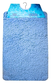 Коврик для ванной комнаты Aquarius Shaggy 60х90 см ворсовый голубой