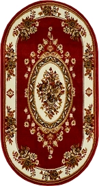 Ковер БелКа Лайла де Люкс 15461_10366 бордо 80x150 см