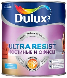 Краска интерьерная Dulux Ultra Resist матовая база BW 2,5 л