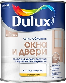Краска по дереву Dulux  BC матовая прозрачная 0,75 л
