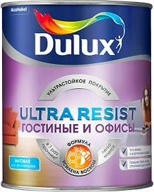 Краска интерьерная Dulux Ultra Resist матовая BW 1 л