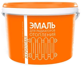 Эмаль для радиаторов матовая белая 1,2 кг