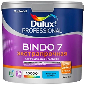 Краска интерьерная Dulux Bindo 7 матовая защитная база BC 2,25 л