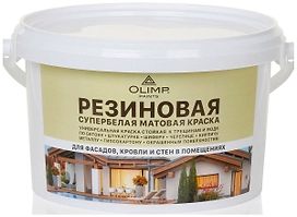 Краска универсальная OLIMP матовая белая 2,4 кг