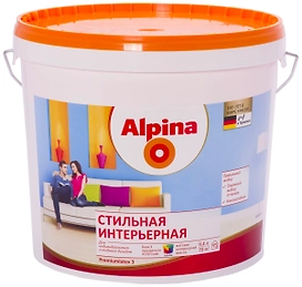 Краска интерьерная ALPINA Стильная матовая база 3 9,4 л