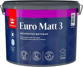 Краска интерьерная Tikkurila Euro Matt 3 матовая база C 9 л