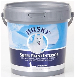 Краска интерьерная HUSKY Super Paint Interior матовая база C 0,8 л
